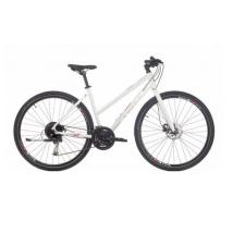 Дамски велосипед Sprint CROXER PLUS LADY RIGID 28 Бял гланц/сиво-розово